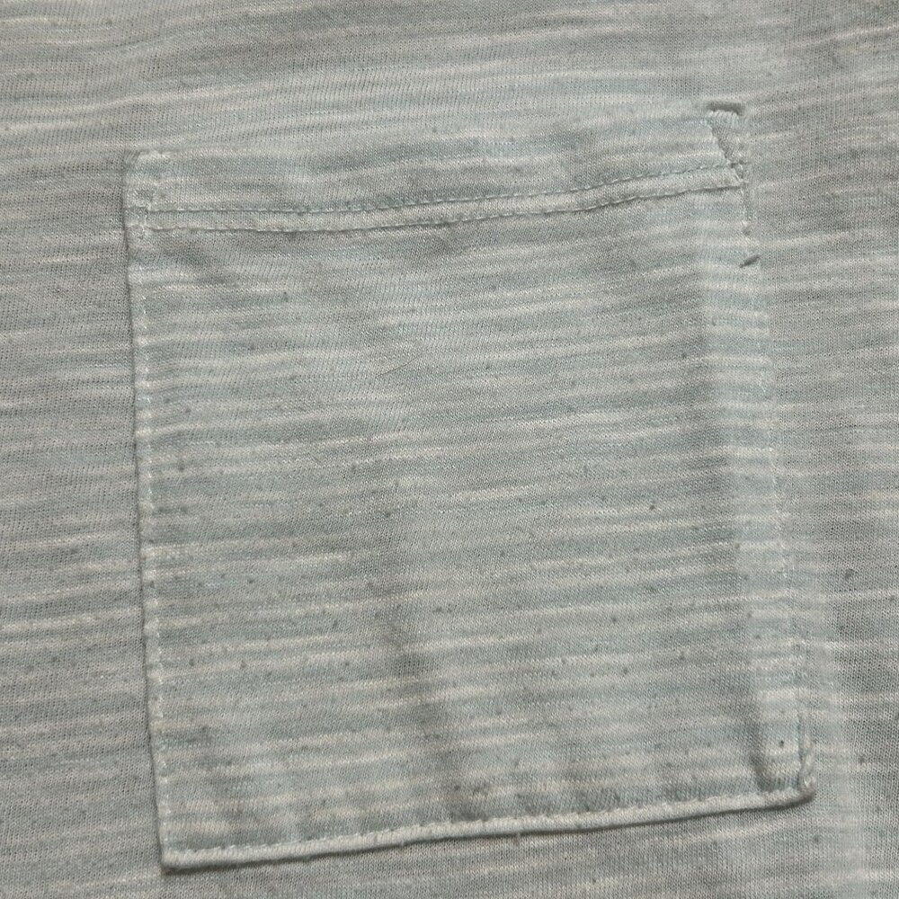 Patagonia Small Mainstay 3/4 Sleeve Top White Blue Stripe Outdoors Hiking Casual - Picture 7 of 9